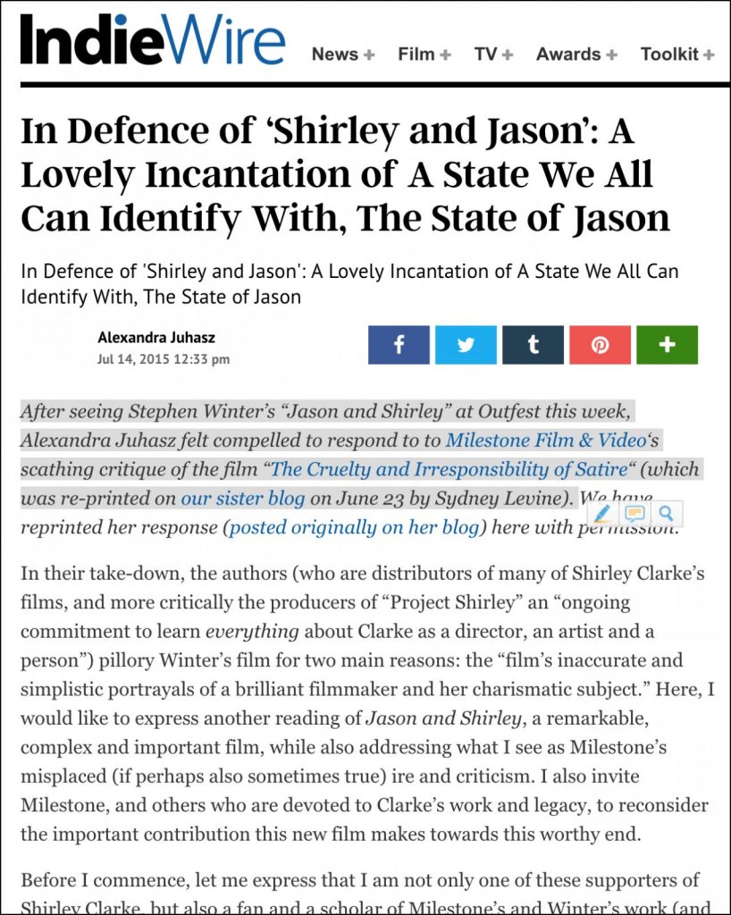 In Defence of ‘Shirley and Jason’ photo