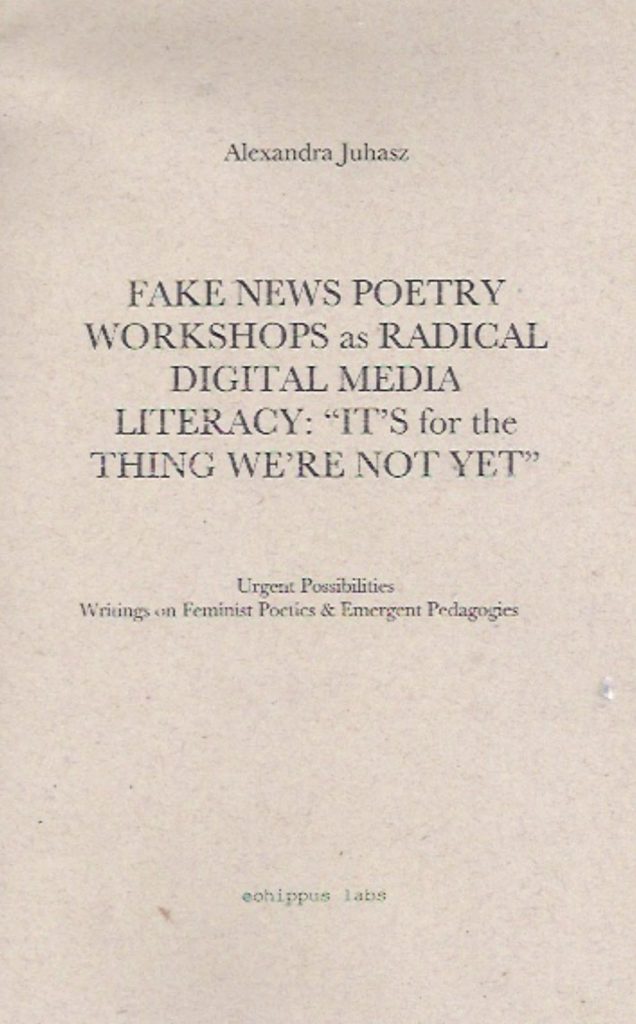 Fake News Poetry Workshops: 
