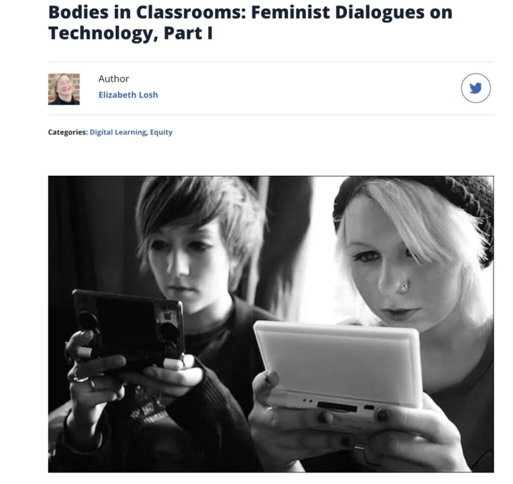 Bodies in Classrooms: Feminist Dialogues on Technology, Part I photo